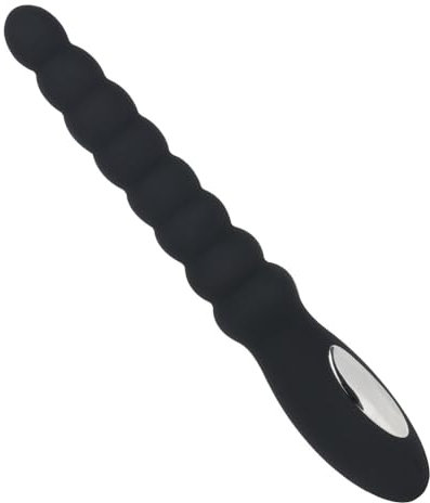 GKLWEJ Vibratore per palline anali, catena anale ricaricabile con 10 modalità