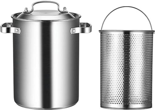 BTURYT 304 Edelstahl -Spargel -Topf, Gemüsedampfer Und Spargel Mit Sieb Und Deckel, Topf Zum Kochen Von Nudeln, Bratopf, Brühtopf, Topf Zum Kochen Von Meeresfrüchten