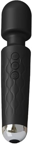 SilkTouch Magic Wand Vibrator - Powerful USB Rechargeable Massager for Women Silicone ABS, Lightweight and Portable, 28 Multi-Speed Vibration Modes, Perfect for Personal Use and Muscle Pain Relief