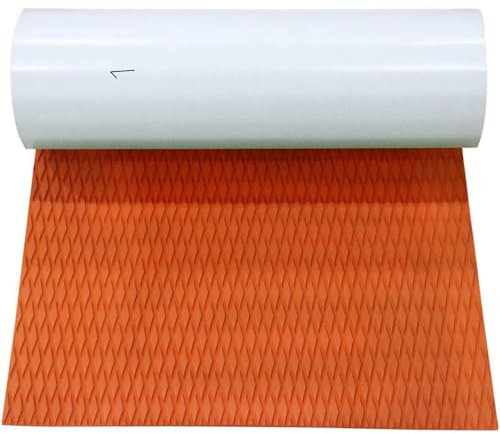 Surfboard Mat Surfboard Skimboard Pad,Pad Für Surfboard,Anti Rutsch Surfbrett Traktionspad, zuschneidbare Eva-Schaumplatte,120 x 30 cm (orange Farbe)