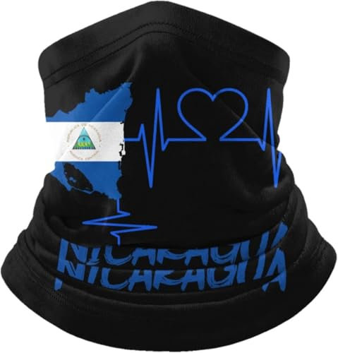 Halstuch Nicaragua Karte Flagge Stirnband Multifunktion Headwrap Bequem Half Face Kopfbedeckung Für Yoga Wandern Motorrad
