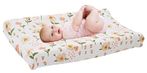 Einzigartiger Wickelauflagenbezug – Bio-Baumwolle Wickelauflagenbezug | wasserdicht & weich Wickelauflagenschutz | Waschbarer Spannbezug für Baby-Wickeltisch, perfekt für & Gebrauch