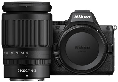 Nikon Z5 II with 24-200mm Wide-Angle to telephoto Zoom Lens Full-Frame mirrorless Stills Video Camera