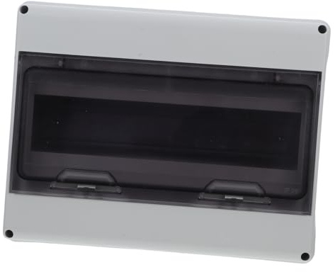 Tofficu Caja De Protección De Distribución Eléctrica De Vías Caja De Interruptores Para Exteriores Con Riel Din y Barras Colectoras Para Cuadro Eléctrico