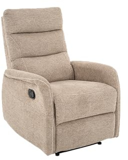 ASTAN HOGAR Sillón Relax con Reclinación Manual, Tejido Waterproof, Modelo Duke AH-AR31300MG