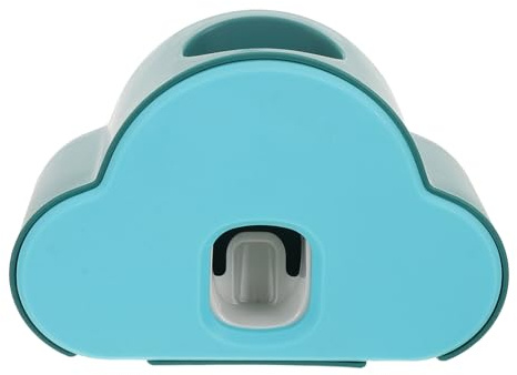 BIUDECO Automatic Toothpaste Squeezer for Bathroom Essentials Wall Mounted Design No-Drill Installation for Toothbrush Storage and Automatic Dispensing