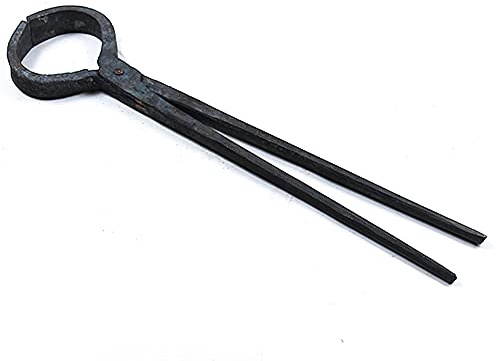 ZYGPH Tenazas de Herrero de 440 mm Tenazas de Herrero de Punta Redonda Tenazas de Herrero para Herramientas Yunque Tornillo de Banco Forja Tenaza de Herrero para Ingeniero Forja de Herrero