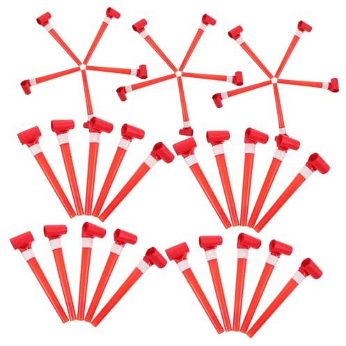 Ciieeo 70piezas Silbato De Fiesta Para Juguetes Ruidosos Matracas Para Fiestas De Cumpleaños Silbatos Para Para Animar Eventos