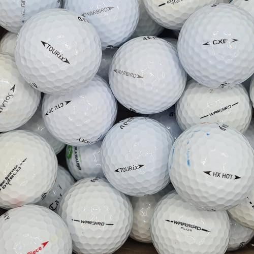 SDP Golf Balls – Premium Used Lake Balls Grade B Recycled Lake Balls for Callaway Golf Balls - Mixed Models - Used, Not New Choose 24 or 40 Pack