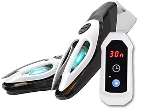 GHCCDAM Asciuga Scarpe, Asciuga Scarpe da Calcio, Portatile Dispositivo Deodorante Scarpa, Asciugascarpe da Calcio con Timer, Rimuovere L'umidità Dispositivo Asciugatrice, Nessun Rumore