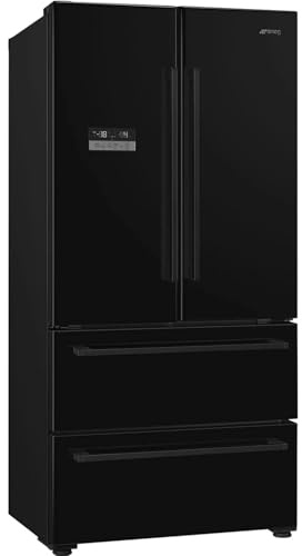 Smeg FQ55FNDE Freestanding 70/30 Fridge Freezer, Black