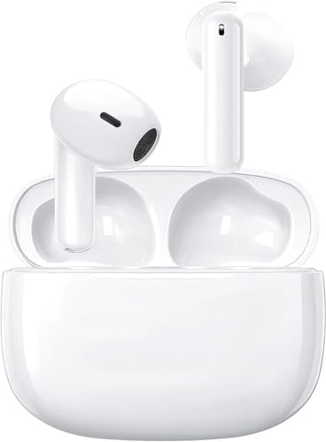 Générique Ecouteurs Bluetooth sans Fil Ecouteurs Bluetooth 5.4 ENC Réduction de Bruit Mic HiFi Son Stéréo IPX7 Étanche Contrôle Tactile 48 Lecture Heures