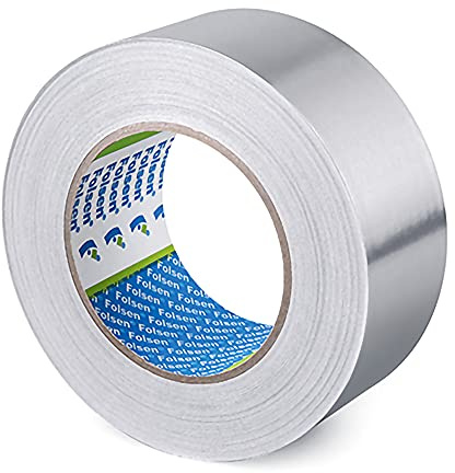 Aluminium-Selbstklebeband, 50m, bis 140 °C - 0,33 Euro/m