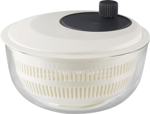 iwaki Salad Spinner [Heat-Resistant Glass Bowl] K345SS (Japan Import) by Iwaki
