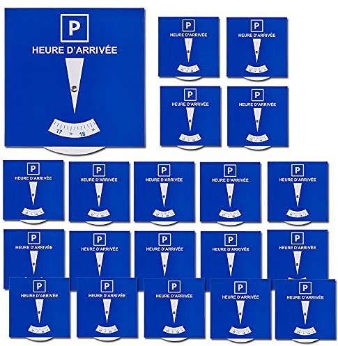 TURBOCAR 20 DISQUES STATIONNEMENT ZONE BLEUE