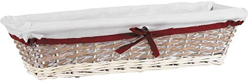 Banneton corbeille à pain en osier buff blanchi