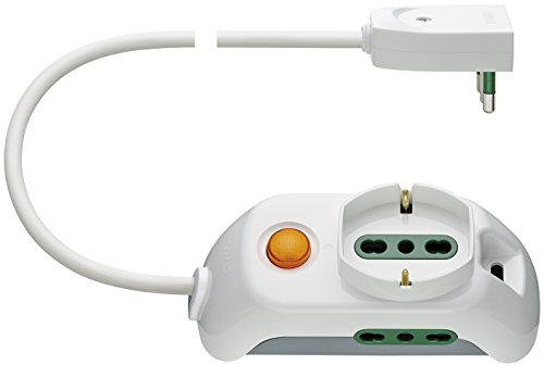 Vimar FP00511.L.B Presa Universale, 2P17/11 e Spb17, 3 m Bianco