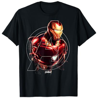 Marvel Avengers: Endgame Iron Man Porträt Grafik T-Shirt T-Shirt