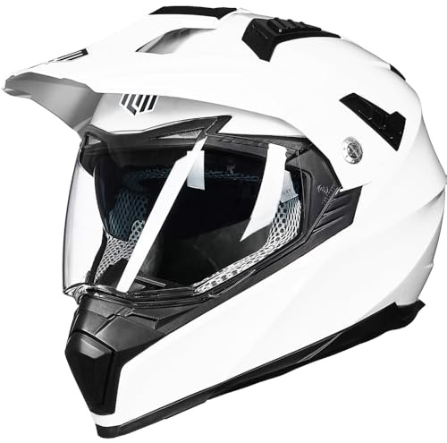 ILM Motorradhelm Herren Damen Motocross Helm Motorcycle Full Face Helmet ATV Dirt Bike ECE Modell-606V