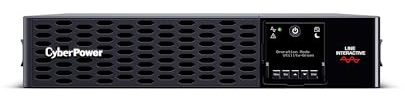 CyberPower PR2200RTXL2UHVAN Smart App Sinewave UPS System, 2200VA/2200W, 6 Outlets, 2U Rack/Tower, RMCARD205 Pre-Installed; EBM Option