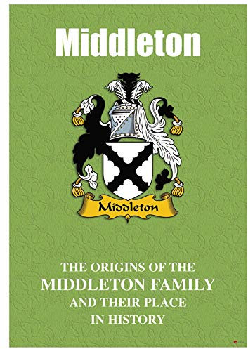 I LUV LTD Middleton Anglais Nom de Famille Livret D'histoire avec de Brefs Faits Historiques