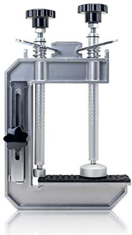 SDRTOP 45 Degree Stone Mitre Clamp Countertop Seam Splicing Fixture 32x20cm Benchtop Angle Clamp for Granite Marble Slab Install Tool(Sliver)