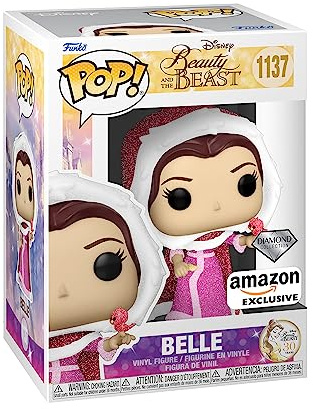 Funko Pop! Disney: Beauty and The Beast - Winter Belle - Diamant-Glitzer - Vinyl-Sammelfigur - Geschenkidee - Offizielle Handelswaren - Spielzeug Für Kinder und Erwachsene - Modellfigur Für Sammler