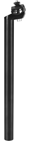 TRIWONDER Fahrrad Sattelstütze 25.4/27.2/28.6/30.4/30.8/31.6mm, Aluminium Sattelstange 350mm Länge für MTB BMX E-Bike Rennrad Trekkingrad (02 Schwarz, 31,6 mm)