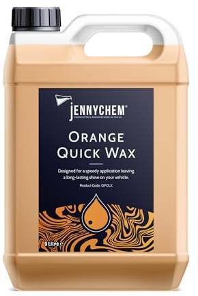 Quick Wax Refill (5 L) - Orange Car Polish - Long-Lasting Glossy Shine - Easy-to-Apply Wax for Paintwork & More