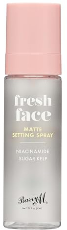Spray de finition mate Fresh Face - Longue durée - Formulé à l'extrait de varech matifiant et à la niacinamide hydratant