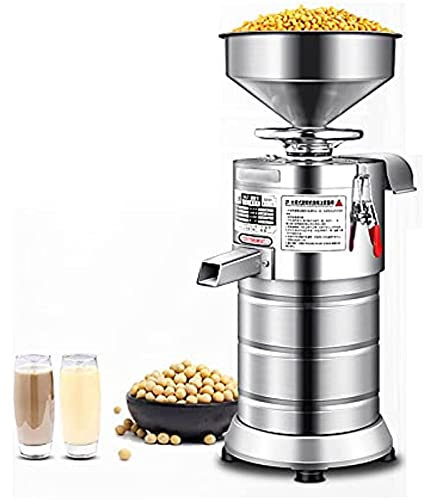 HSRG 1100W Automatic Soy Milk Making Machine, 60KG/H, Stainless Steel Coffee Beans Grinder, Nut Processor for Milk Drinks