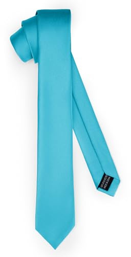 Ladeheid Klassische Herren Krawatte, matt, Perfekt für Büro & Festlichkeiten, Vielfältige Farben - Ideal für Geschäftsmeetings, Hochzeiten Größe 150cm x 6cm TMM-6