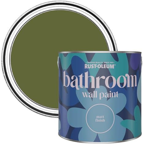 Rust-Oleum Green Water-Resistant Bathroom Wall & Ceiling Paint - Jasper 2.5L