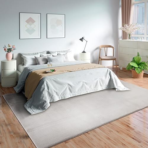 Mia's Teppiche Olivia Wohnzimmer/Schlafzimmer Teppich - waschbar - 200x280 cm, Sand