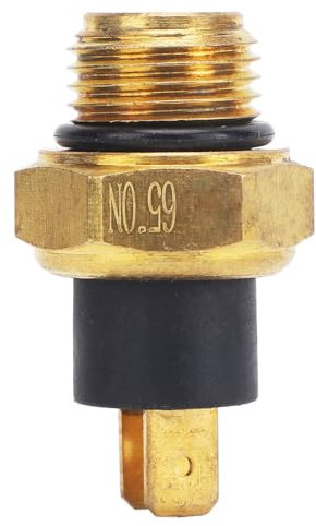 Interruttore di Temperatura della Ventola di Raffreddamento del Motore con Filettatura 16 Mm Sensore Radiatore in Rame, Elevata conduttività Termica Interruttore del Sensore
