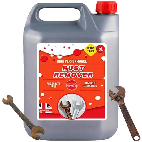 STORM TRADING GROUP Rust Remover Solution Ready To Use Removes Rust Back To Bare Metal Water Soluble Ideal For Indoor & Outdoor Use (1)