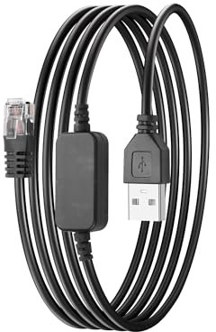 SinLoon Radar Detector Power Cord USB to RJ11 Plug Cable 5V to 12V Radar Detector Replacement Power Cord Boost Adapter Cable for Radar Detector with RJ11 Charging Port-5.57FT