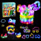 Corpower LED Tubos Pop Juguetes Sensoriales, 12 Piezas Mini Tubo Pop Tubos Sensoriales Niños Pulseras Luminosas Fluorescentes, Bolsas Cumpleaños Infantil Navidad Halloween Fiesta Accesorios