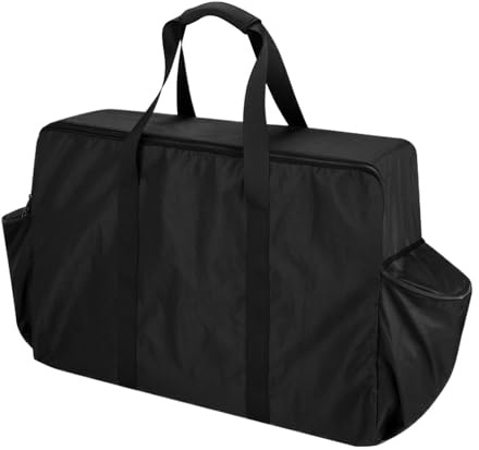 Zasdvn Mallette de rangement pour four de camping - Sac de rangement pour outils de barbecue - Sac de protection portable - Porte-ustensiles de barbecue pliable - Organisateur d'équipement d'extérieur