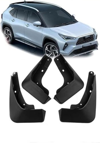 CaoYH Paraspruzzi per Toyota Yaris GR 2022-2024 Car Fender Wheel Sopracciglio Parafanghi Auto Parafango Splash Protettivi Schizzi Auto Parafango
