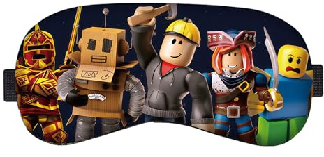 Schlafmaske Kinder, Schlafmasken, Augenmaske Schlafmaske Cartoon Design Sleeping Mask Weich und hautfreundlich, Einstellbar, Schlaf-maske für Jungen und Mädchen für Reisen, Nickerchen, Camping