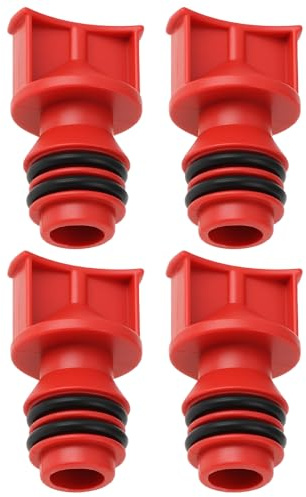 SG Store Tappi dell'olio per compressori d'aria, 17 mm, 4 pezzi, per sistemi di compressori d'aria