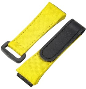 25mm Canvas Uhrenarmband Klettverschluss für Richard Mille RM50/53/11 | Echtes Lederfutter Verstellbarer Klettverschluss Ersatzuhrenarmband Casual Herren
