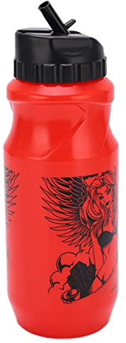 AOWINHIT Cykelvattenflaskor 650ml Slitstark Easy Clean Sportflaska för Cykling Löpning Fitness Gym (Skönhet mönster)