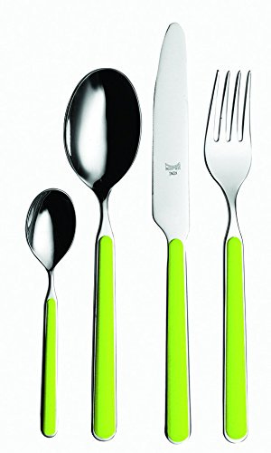 MEPRA Fantasia Servizio Verde Acido, 24 Pezzi, Acciaio Inossidabile 18/10