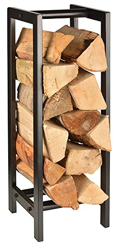 Esschert Design Country style Portalegna 30X24X60Cm in Acciaio al Carbonio 1,88 kg 30X24X60Cm