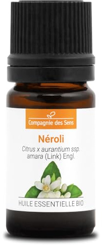 Neroli (Citrus aurantium) BIO – 5 mL – Aceite Esencial Premium – 100% Puro, Natural – Garantía ChromaCert® – Quimiotipado e Integral