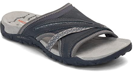 Merrell Terran Slide Ii atletisk sandal för kvinnor, Grå skiffer, 40 EU