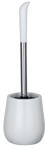 WENKO WC-Garnitur Sydney Weiß Glänzend Keramik - WC-Bürstenhalter, Keramik, 12.5 x 39.5 x 12.5 cm, Weiß, 39.5 x 12.5 x 12.5 cm