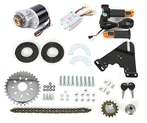 LYNICESHOP 350W 36V E-Bike Conversion Kit Twist Kit Waterproof for Common Bike